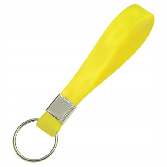 Brelok smyczka ŻÓŁTA do kluczy (opk-5szt) -zdjęcie numer 1