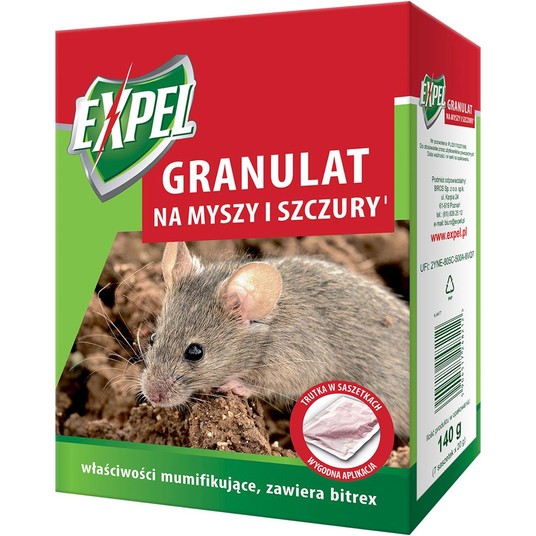 BROS granulat na myszy i szczury 140g EXPEL (12 -zdjęcie numer 1