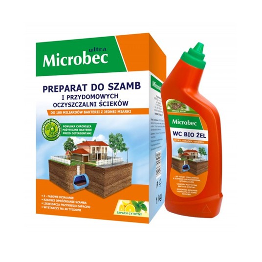 BROS MICROBEC 1 kg + WC BIO ŻEL 500ml gratis (6) -zdjęcie numer 1