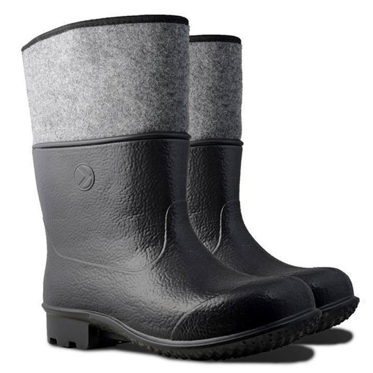 Buty gumofilce EVA 43 KOLMAX piankowe czarne -zdjęcie numer 1