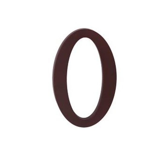 Cyfra brąz"0" 20cm -zdjęcie numer 1
