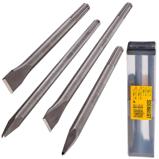 Dłuta z uchwytem SDS MAX kpl 4cz DeWalt -zdjęcie numer 1