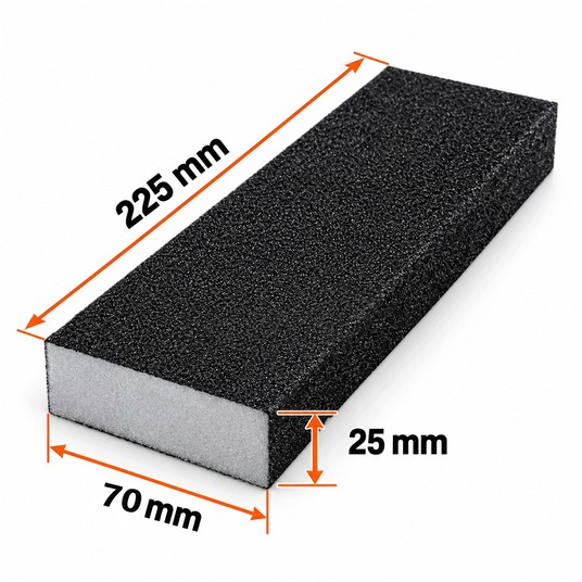 Gąbka ścierna gr 60 225x70x25mm (5) -zdjęcie numer 3