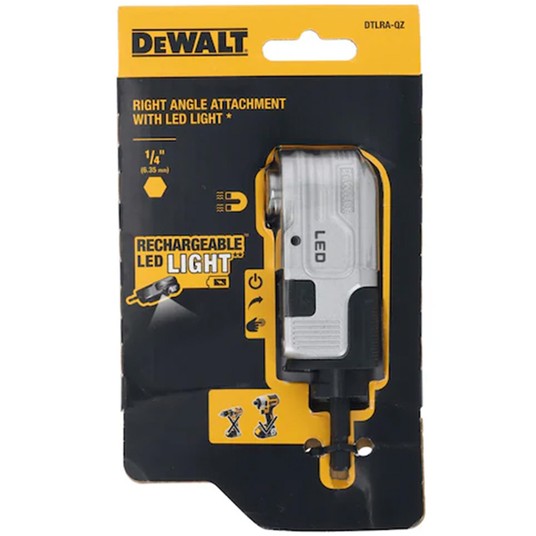 Głowica kątowa do wkrętarki do bitów z LED DeWALT -zdjęcie numer 10