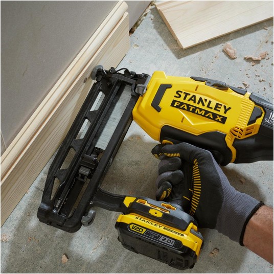 Gwoździarka 18V 16GA 2aku 2Ah STANLEY FATMAX V20 -zdjęcie numer 9