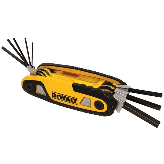 Klucze imbusowe HEX 8szt kieszonkowe DeWALT -zdjęcie numer 4
