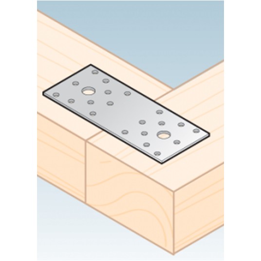 Łącznik płaski 140x55x2,5mm ŁP 2 (opk=20szt) -zdjęcie numer 4