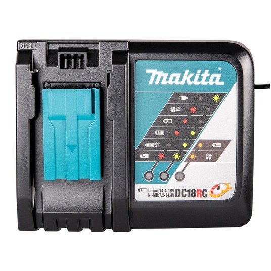 Ładowarka DC18RC +2aku 5,0Ah BL1850B karton MAKITA -zdjęcie numer 2