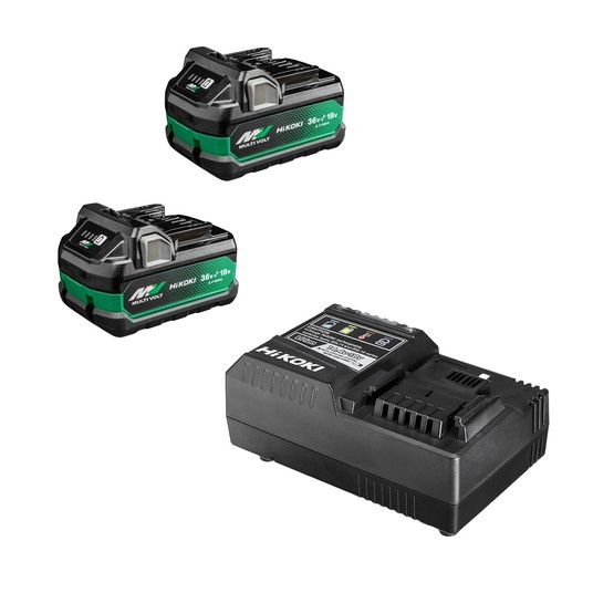 Ładowarka MULTIVOLT 18/36V+2 aku 2,5/5Ah HIKOKI -zdjęcie numer 1