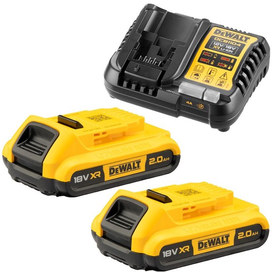 Ładowarka uniwersal DCB1104+ 2x DCB183 2Ah DeWalt -zdjęcie numer 1