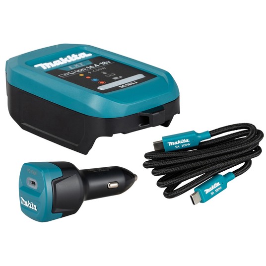 Ładowarka USB LX DC18SJ+ kabel PD sam.+ADP14Makita -zdjęcie numer 1