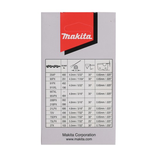 Łańcuch 12" 3/8" 46 ogniw szer. 0,043" 1,1mm Makit -zdjęcie numer 4
