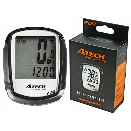 Licznik rowerowy ATECH TU-09 9-funkcji -zdjęcie numer 4