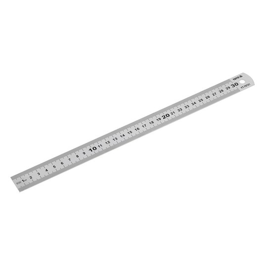 Linijka przymiar mierniczy nierdzewny 300mm YATO -zdjęcie numer 3
