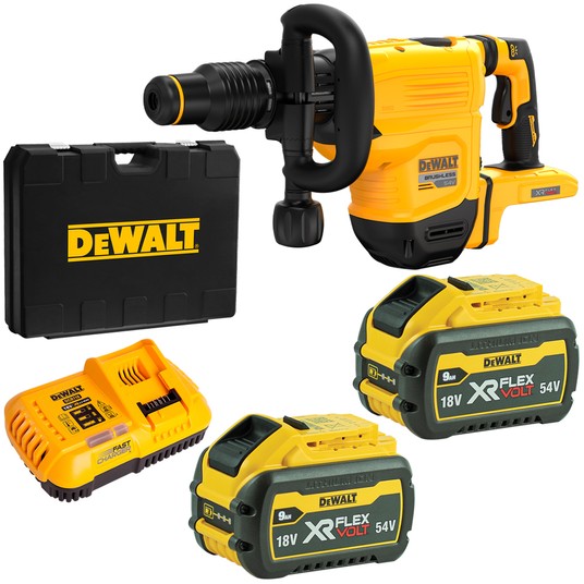Młot udarowy 54V 2x9Ah SDS-MAX 10.5J FV DeWALT -zdjęcie numer 1