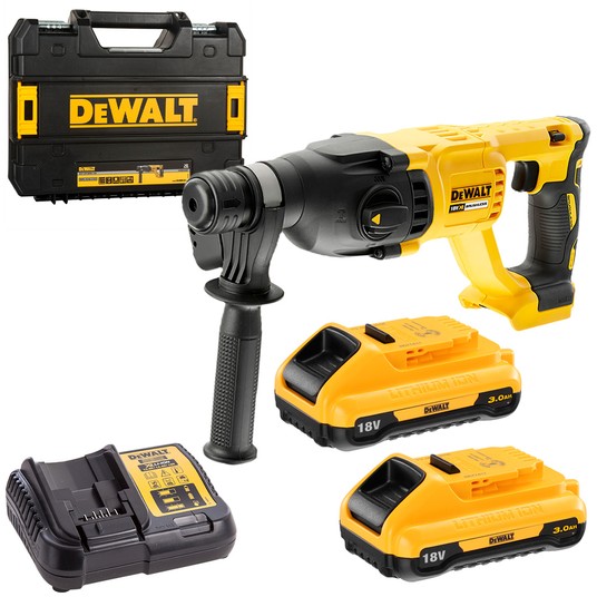 Młotowiertarka 18V 2x3Ah SDS+ 2,6j DEWALT -zdjęcie numer 1