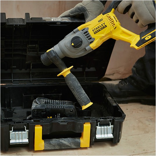 Młotowiertarka 18V BL SDS+ 2J 2x4Ah V20 STA FATMAX -zdjęcie numer 10