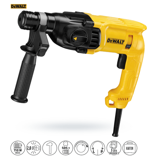 Młotowiertarka 710W SDS+ 2,0j karton DEWALT -zdjęcie numer 2