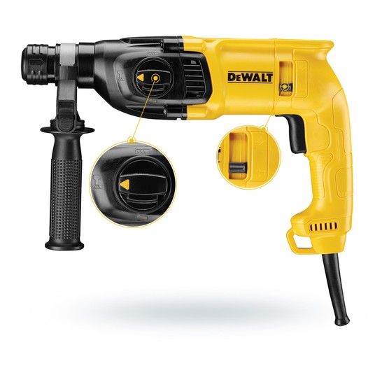 Młotowiertarka 710W SDS+ 2,0j kufer DEWALT -zdjęcie numer 5