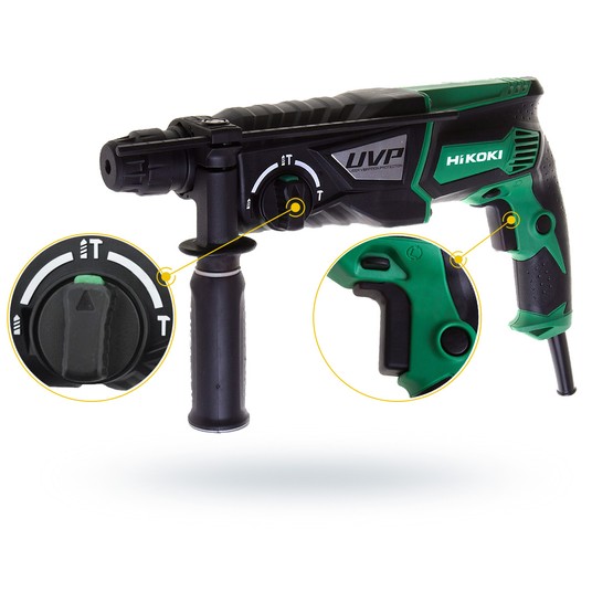 Młotowiertarka 850W SDS+ 3,4j kucie HiKOKI -zdjęcie numer 5