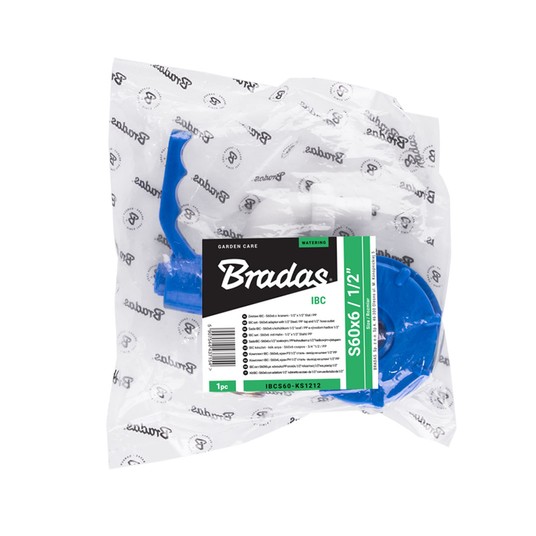 Nakrętka IBC S60x6 z kranem GZ 1/2" plastik -zdjęcie numer 3