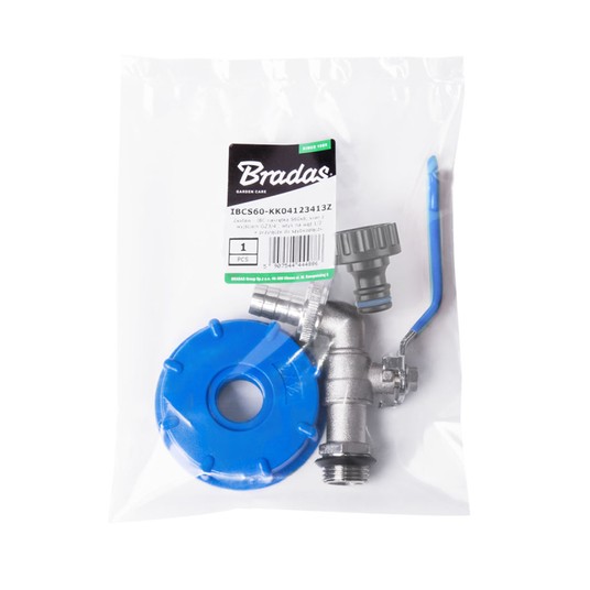 Nakrętka IBC S60x6 z kranem GZ 3/4" metal -zdjęcie numer 3