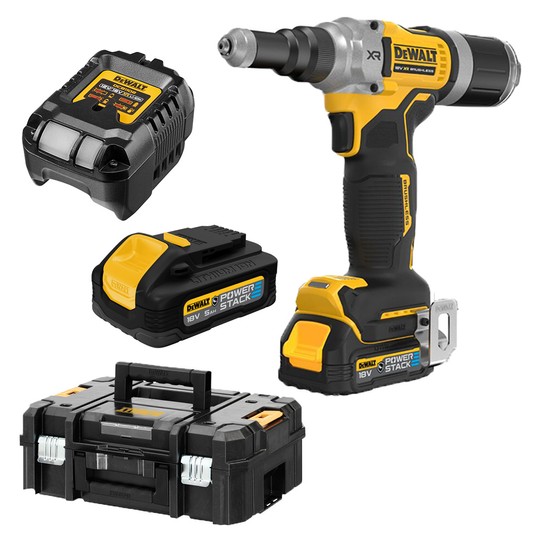 Nitownica 18V 20KN 2x1,7Ah GFN PS DeWalt TSTAK -zdjęcie numer 1