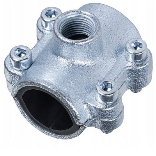 Obejma naprawcza 1/2" z odejściem 1/2" GEBO ANB -zdjęcie numer 1