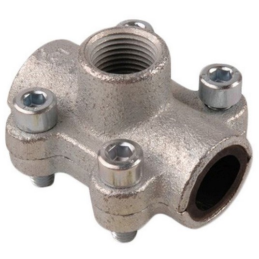 Obejma naprawcza 3/4" z odejściem 1/2" GEBO ANB -zdjęcie numer 1