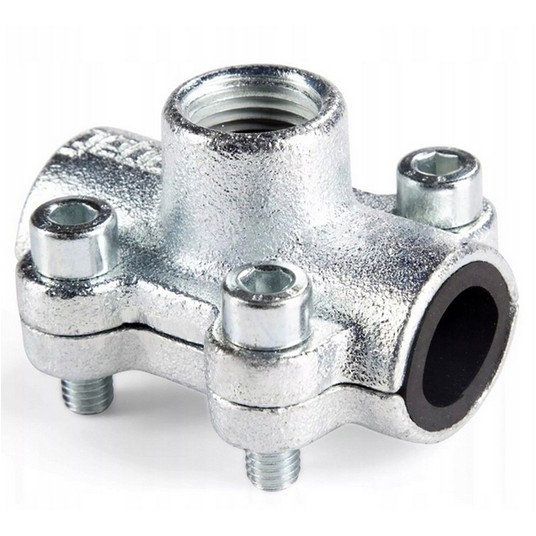 Obejma naprawcza 3/4" z odejściem 1/2" GEBO ANB -zdjęcie numer 3