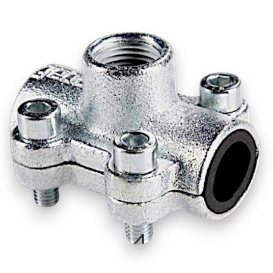Obejma naprawcza 3/4" z odejściem 1/2" GEBO ANB -zdjęcie numer 2