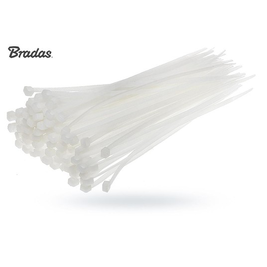 Opaski plastikowe 150x2,5 op 100szt białe (250) -zdjęcie numer 2