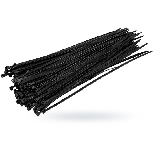Opaski plastikowe 80x2,5 op 100szt czarne -zdjęcie numer 1