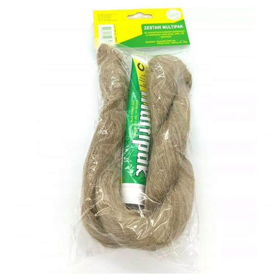 Pasta do gwintów 50g tubka + pakuły 100g UNIPAK -zdjęcie numer 2