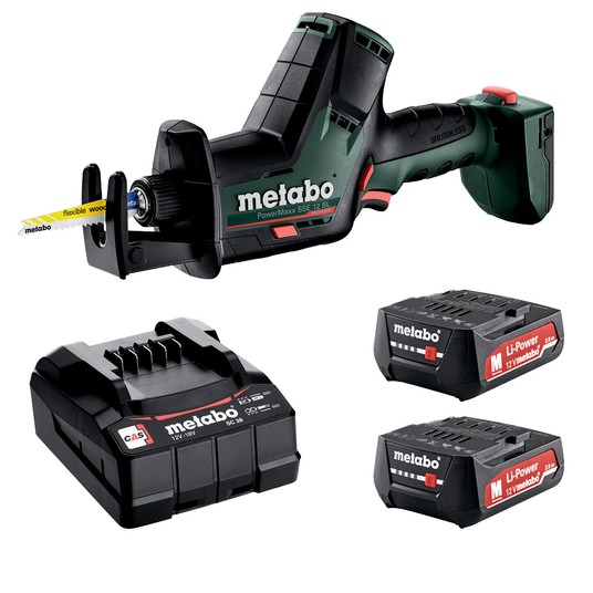 Pilarka szablasta 12V SSE 12 BL 2x2A karton METABO -zdjęcie numer 1