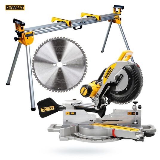 Pilarka ukośnica DWS780 + stół DE7033 254cm -zdjęcie numer 1