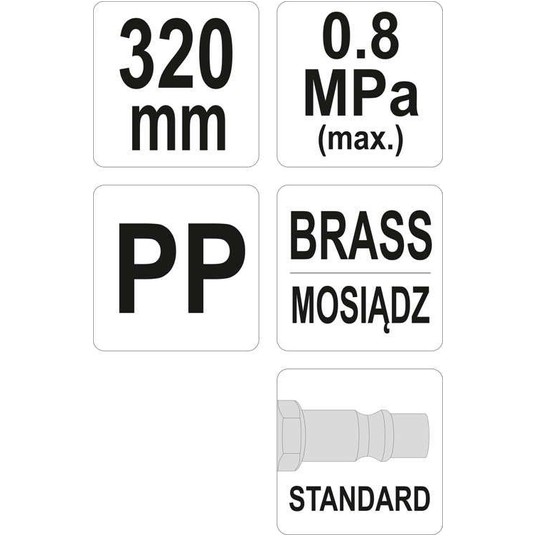 PISTOLET DO PRZEDMUCHIWANIA 320MM -zdjęcie numer 3