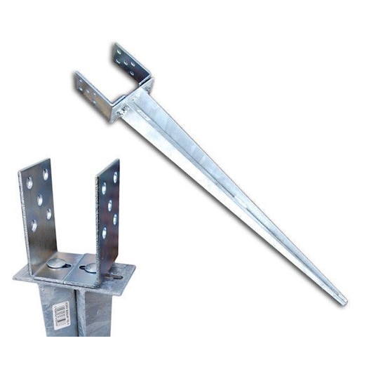 Podstawa słupa wbijana regulowana 0-120x600mm -zdjęcie numer 1