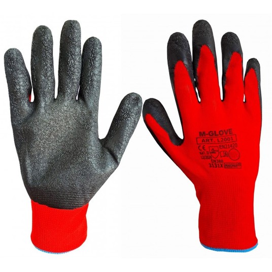 Rękawice L2001 RED rozmiar 11 M-GLOVE (opk=12) -zdjęcie numer 1