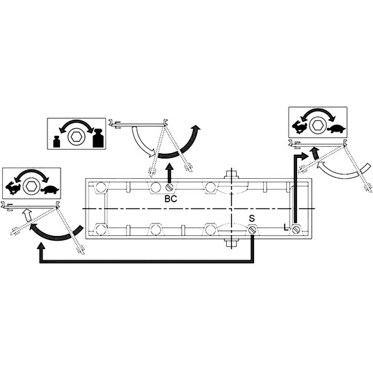 Samozamykacz DC140 (40-100kg) BIAŁY ASSA ABLOY -zdjęcie numer 6