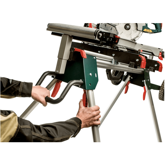 Stanowisko robocze pilarek z kółkami 400cm Metabo -zdjęcie numer 5
