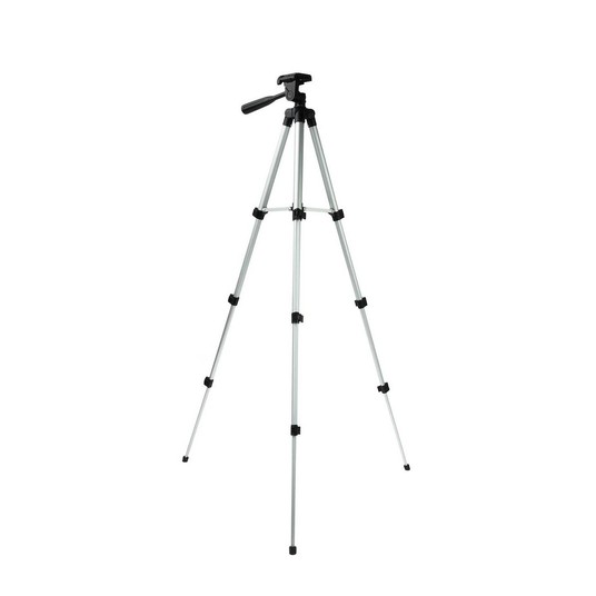 Statyw aluminiowy tripod srebrny 34,5-88,5cm -zdjęcie numer 2