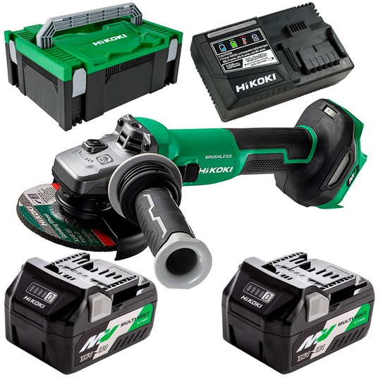 Szlifierka 36V 125mm 2x2,5Ah reg ob M14 HIKOKI HSC -zdjęcie numer 1