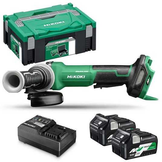 Szlifierka 36V 125mm 2x2,5Ah reg obrM14 HIKOKI HSC -zdjęcie numer 1