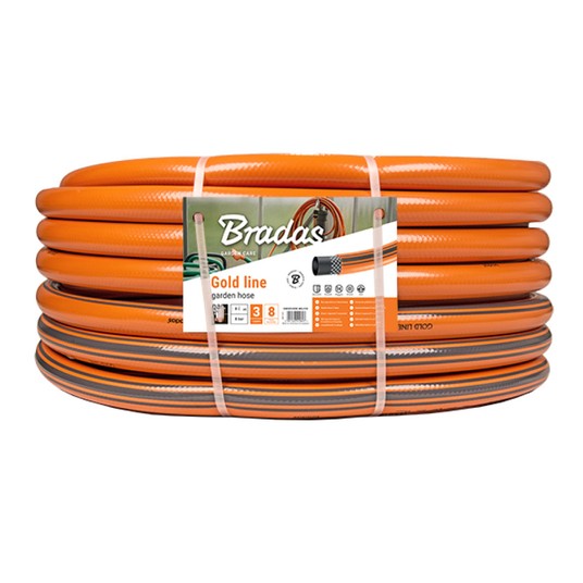 Wąż GOLD LINE 1" - 20mb pomarańczowy -zdjęcie numer 1