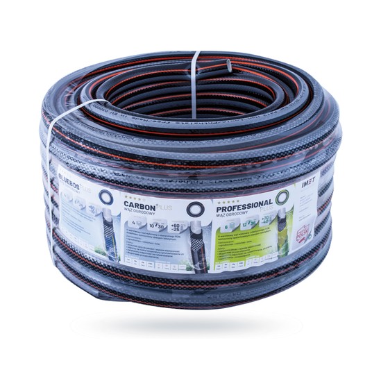 Wąż ogrodowy Carbon+ 1" 25m czarny IMET -zdjęcie numer 8