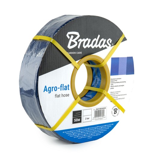 Wąż płaski AGROFLAT BLUE 3" - 50mb rolka -zdjęcie numer 3