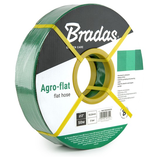 Wąż płaski AGROFLAT GREEN 1,25" - 50mb rolka -zdjęcie numer 1