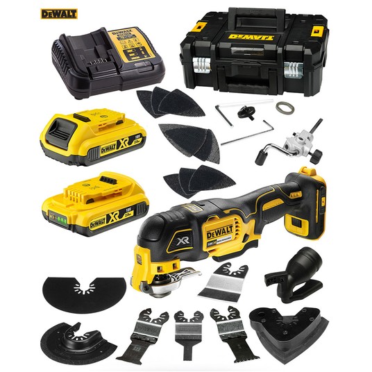 Wielofunkcy narzędzie oscyl 18V 2x2Ah DEWALT TSTAK -zdjęcie numer 2
