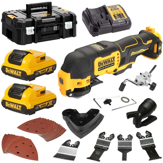 Wielofunkcyjne narz. oscyl. 12V 2x2Ah BL TS DEWALT -zdjęcie numer 1